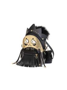 FION X Maison Promax Mochila Lindo Bolso - Negro - Ver 2