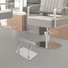 Repose-pieds de salon de coiffure, repose-pieds de coiffeur en acier inoxydable repose-pieds de coiffeur - Argent - Voir 4