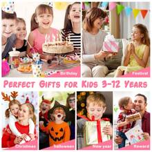 Christmas Gifts Kids Smart Phone Learning Toy With Calls+ Games+ Music+ Video, 2.8'' Touchscreen Phone Birthday Gifts For Age 3-12 Girls Boys Kids Smart Watches Kids Electronic Learning & Education Toys - 粉色 - 查看 9