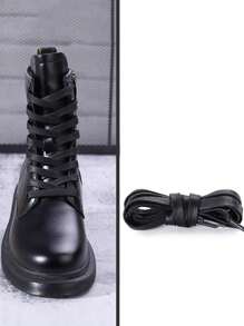 Waxed Shoelaces For Boots, Men Women Flats Leather High Top Ankle Boots, Multi Color Replacement Laces
