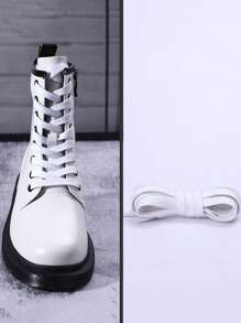 Waxed Shoelaces For Boots, Men Women Flats Leather High Top Ankle Boots, Multi Color Replacement Laces