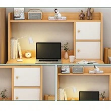 Study Table Writing Shelves Home Office Workstation W/ Drawer Dressing Table - Multicolor - View 5