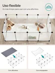 SONGMICS Pet Fence - White - View 6