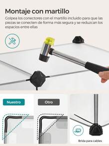 SONGMICS Pet Fence - White - View 9
