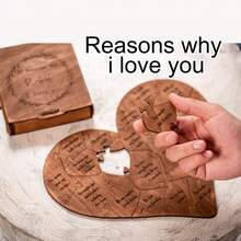 Christmas Gift For Him Or Her. Gift For Men/Women.Personalized Gift For Him Or Her. Reasons Why I Love You Gifts For Boyfriend Or Girlfriend - Coffee Brown - View 4