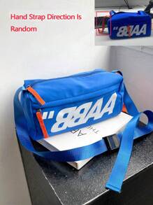 NEW Travel Crossbody Bag Men Shoulder Bags Outdoor Sports Backpack Crossover Bag Work Weekend Vacation Large Capacity Carry On Utility Casual Black Gift Commute Stylish Sling Bag For Man Bag Cross Body Bag School Supplies Messenger Bag For Man For Men Travel Essentials Holiday Essentials Bag For Men Camping Sling Bag For Men Summer Back To School Summer Bag Springbreak Bag Pack Body Bag For Men Phone Bag - Blue - View 2