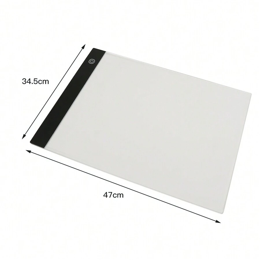 Ultra-Thin A3 Light Tablet LED Brightness Drawing For Diamond Painting, Sketching, Artist Animations - trắng - Xem 1