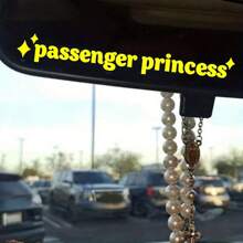 Princess Passenger Vinyl Decals For Car Rearview Mirrors - Easy Apply, Durable & Stylish Exterior Accessories - one-size - View 9