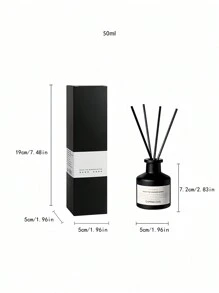 Set da 5 pezzi, kit di aromaterapia contenente un diffusore di aromaterapia e quattro bastoncini per diffusore, con estratti vegetali naturali, olio essenziale di aromaterapia per la casa, aromaterapia senza fiamme per uso domestico interno, aromaterapia a lunga durata, set di oli essenziali per aromaterapia floreale per camera da letto e bagno, deodorante per ambienti