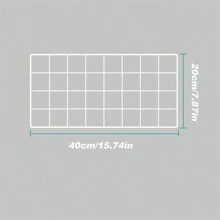 1pc Wall-Mounted Wire Grid Panel Organizer Hanging Display And Wall Storage Organizer Multiple-Purpose Storage Mesh Shelf Rack Holder Organizer Wire Notice Board Hanging Home Office & Kitchen Decor Photo Board Room Decor