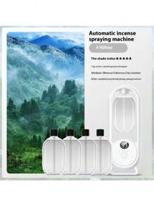 1pc Home/Hotel Use Aroma Diffuser Humidifier Automatic Mister; For Bedroom, Bathroom; Aromatherapy Mist Maker (Includes 4 Essential Oils)
