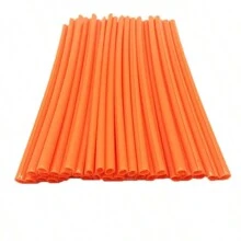 72 piezas Cubiertas de radios coloridas para bicicleta/motocicleta, funda protectora de acero universal - Unitalla - Ver 8