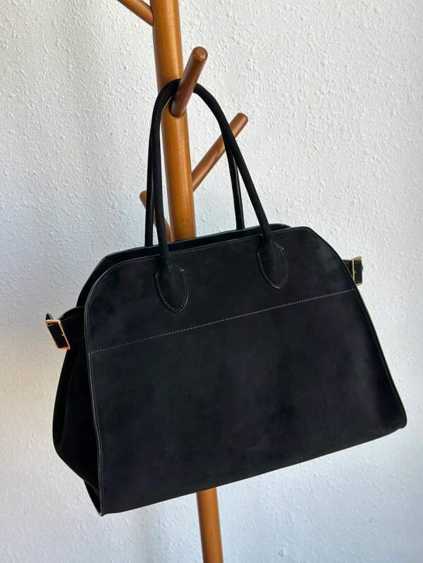 Light Luxury Niche High-End Suede Bag 2025 New Soft Leather Large Capacity Commuter Shoulder Tote Bag