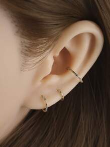 1 Stück Chirurgenstahl vergoldeter Nasenring, minimalistischer bunter kubischer Zirkonia Nasenring, 0,6 cm/0,8 cm/1 cm Scharnier Lippen Ring Knorpel Ohrringe Nasen Septum Ring, geeignet für Frauen Party, Urlaubskleidung, Piercing Schmuck, ideal als Valentinstag, Muttertag, Thanksgiving, Geburtstag Geschenk, Bar, Reise, Arbeit, Date, Alltag Tragen, Nasenring, Ohrringe, Lippenring, Knorpel Ohrringe