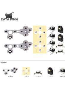 DATA FROG 3D 模拟摇杆适用于 Xbo X One Slim 控制器替换部件适用于 Xbo X One S LB RB 保险杠触发按钮