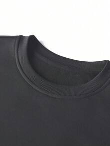 女士休闲宽松棉质卫衣，印有日文字母和卡通图案，适合秋冬穿着