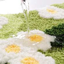 1PC Bathroom Rugs Fresh Style Comfortable Bedroom Rug Anti-Slip Water Absorption Mat For Bath Home Decor - Hoa núi nở rộ - Xem 8