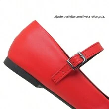 Women Flat Sandals - Đỏ - Xem 3