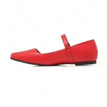 Women Flat Sandals - Đỏ - Xem 5