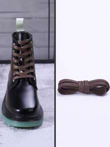 Waxed Shoelaces For Boots, Men Women Flats Leather High Top Ankle Boots, Multi Color Replacement Laces
