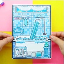 Toca Life Frozen Girls' Friend Book DIY Craft Making Kit, Need Handcrafting Cutting