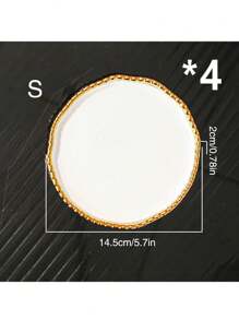 1 件陶瓷盘子，适用于家庭、客厅、餐厅、厨房牛排盘、西式托盘，适用于谷物、蔬菜、肉类、面包，适用于户外、婚礼、派对、礼物、生日 - 彩色 - 查看 20