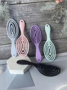 3入組經典黑金色氣墊防靜電梳套裝（男女適用）,適用於造型、按摩和梳理頭髮 - 查看 7