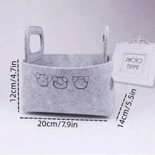 Caja de almacenamiento de juguetes de fieltro para mascotas, caja de juguetes para perros, cesta organizadora - Ideal para organizar artículos de mascota