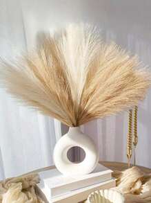 50/30/20/10 piezas Hierba de Pampas artificial esponjosa, Pampas marrón, decoraciones con flores de hierba esponjosa para bodas, hogar estilo bohemio, decoración de exteriores, cumpleaños, graduación, otoño