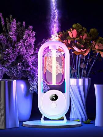 1pc Home/Hotel Use Aroma Diffuser Humidifier Automatic Mister; For Bedroom, Bathroom; Aromatherapy Mist Maker (Includes 4 Essential Oils)