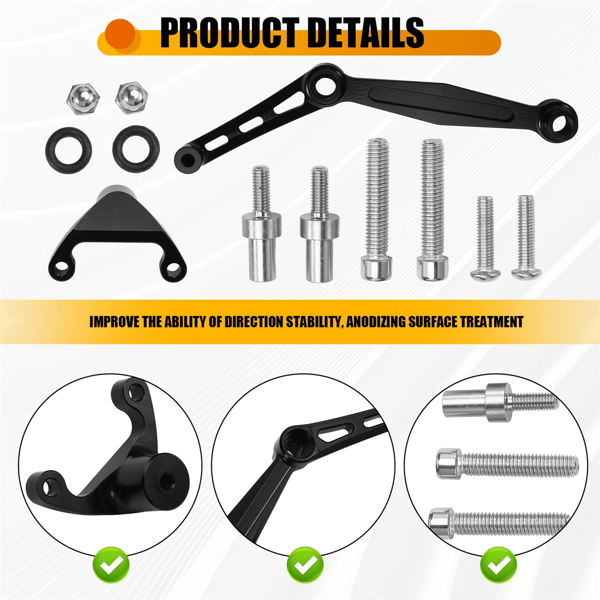 Kit Ammortizzatore Sterzo Per Kawasaki Z900 2019-2023 | Migliora Stabilità E Sicurezza In Guida