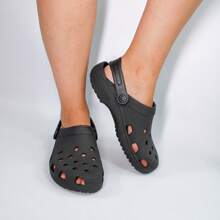 Unisex Lightweight And Comfortable Babouche Sandal For Adults And Children - 黑色 - 查看 1