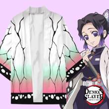 HAORI Shinobu Kocho DEMONSLAYER KIMETSU NO YAIBA UNITALLA JUVENIL - Blanco - Ver 2