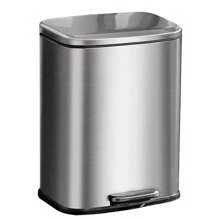 13L Stainless Steel Trash Can With Lid