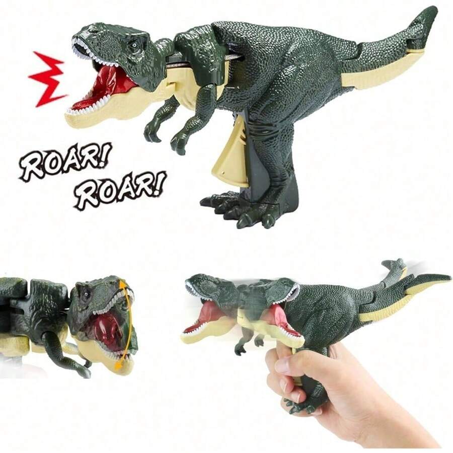 Dinosaur Toys For Kids, Trigger The T-Rex, Dino Chomper Toys Press Dinosaur Grabber Toy , Novelty Toy Gifts For Dinosaur Lovers Boys Girls - 有聲音 - 查看 1