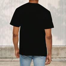 Goodbye 2024 Hello 2025 Fashion Tee Men Cotton Soft Stylish Casual Short Sleeve Crew Neck Top - màu đen - Xem 2