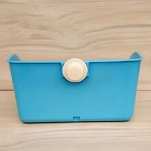 兔子便盆，防溅便盆托盘，适用于豚鼠、雪貂、兔子、刺猬，钢丝/塑料底矩形厕所用品 - 彩色 - 查看 9