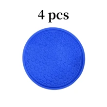 2/4 chiếc đế lót ly ô tô, đế lót ly chống trượt đa năng tự động gắn trong đồ trang trí đế lót ly silicon, bộ phụ kiện nội thất ô tô - Nhiều màu - Xem 16