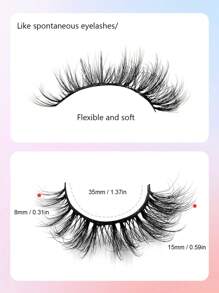 Asiteo 7 Pairs Luxury Cat Eye False Eyelashes - Soft, Fluffy, Lightweight, Comfortable To Wear - Reusable, Perfect For Daily, Party Or Special Occasions - Lông mi Criss Cross - Xem 4