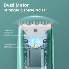 ENSSU Máquina de cortar cabelo elétrica - Máquina de cortar cabelo silenciosa, Aparador de cabelo infantil | Máquina de cortar cabelo elétrica recarregável sem fio para bebês, Aparadores de cabelo à prova d'água e silenciosos, Corte de cabelo potente para crianças