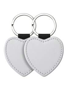 1 Peça Chaveiro de Impressão por Transferência Térmica Dupla Face, Personalizável com Design Pessoal, Logo, Forma Geométrica (Círculo, Quadrado, Retângulo, Coração), Adequado para Presentes, Amigos, Equipes, Casamentos