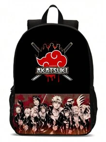 Kit Camiseta Infantil + Mochila Anime Escolar Menino Desenho Animado