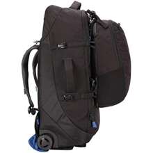 Voyager Wheelie 50 + 20 Litre Rucksack - Padded Airmesh Back Daypack With Lockable Zips And Adjustable Straps - All Season Camping Outdoors And Trekking - Jet Black1 - View 2