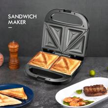 Reemix Sandwich Maker, Toaster And Electric Panini Grill With Non-Stick Coating Plate, Easy To Clean, Heating Up Fast, Built In Indicator Lights, Black - US A Type Plug(110-127V) - View 7