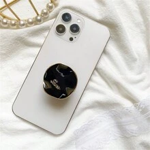 1 Pieza Soporte simple de metal para teléfono móvil con sensor avanzado, con AMOR, retráctil, estable y compatible con iPhone y Android. Regalo para cumpleaños, familia y amigos. Accesorios para teléfono, agarre y soporte para teléfono.