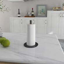 Paper Towel Holder Countertop, Standing Paper Towel Roll Holder For Kitchen Bathroom,Stainless Steel