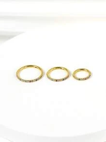1 Stück Chirurgenstahl vergoldeter Nasenring, minimalistischer bunter kubischer Zirkonia Nasenring, 0,6 cm/0,8 cm/1 cm Scharnier Lippen Ring Knorpel Ohrringe Nasen Septum Ring, geeignet für Frauen Party, Urlaubskleidung, Piercing Schmuck, ideal als Valentinstag, Muttertag, Thanksgiving, Geburtstag Geschenk, Bar, Reise, Arbeit, Date, Alltag Tragen, Nasenring, Ohrringe, Lippenring, Knorpel Ohrringe