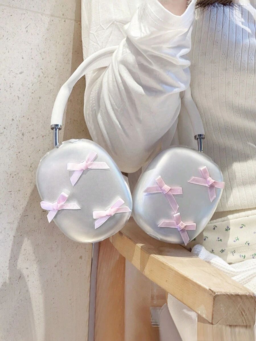 蝴蝶结透明 TPU 保护壳（适用于 Max） - 彩色 - 查看 1