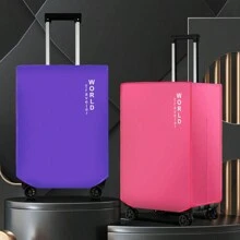1pc Stretch Luggage Cover Suitcase Cover For 20-30 Inch Suitcases, Luggage Protective Cover Luggage Travel Protective Cover Bag For School School Accessories School Stuff