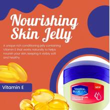 Vaseline BlueSeal Petroleum Jelly Variety Bundle, 1.75oz Jars (Set Of 4) Vitamin E Aloe Fresh Cocoa Butter & Original Travel Pack Skin Lips Feet Care Kit With Bonus Snoep In Beperkte Oplage